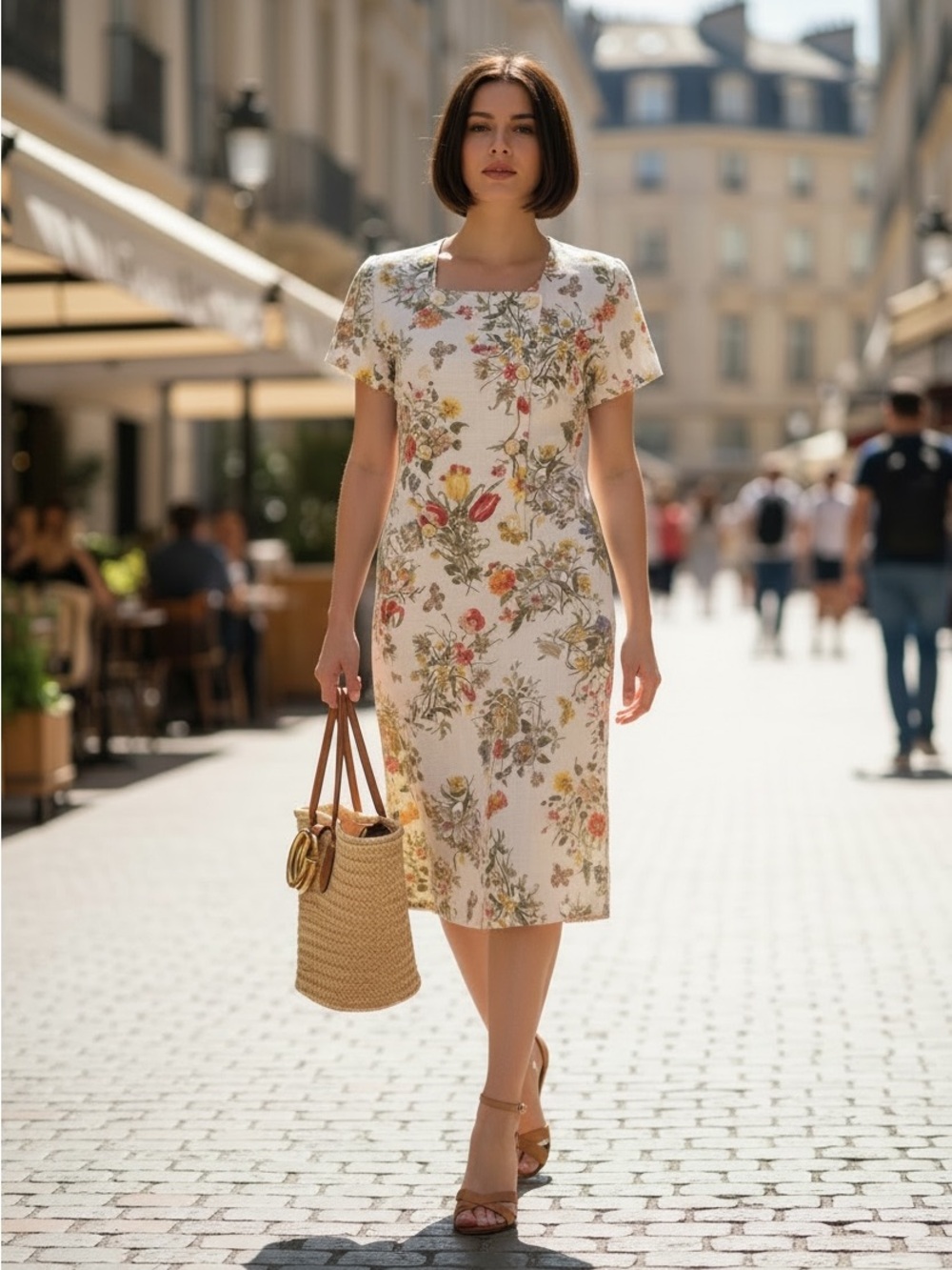 Vintage Gucci Flora Botanical Dress | Iconic Accornero Print | Boho-Chic Luxury